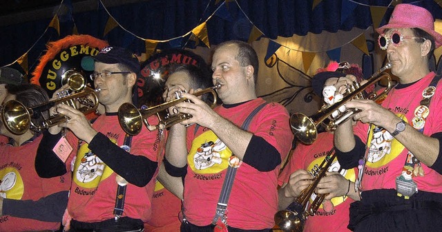 Die Guggenmusik aus Badenweiler sorgte... der Veranstaltung fr gute Stimmung.   | Foto: Ann-Christin Werner