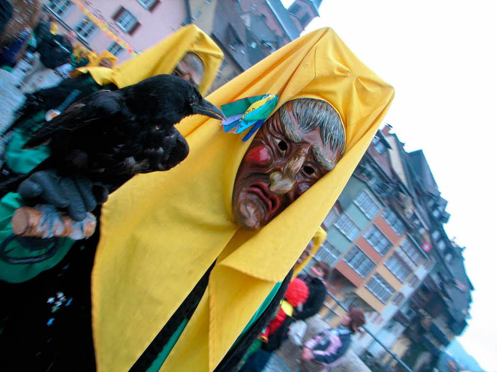 55 Fasnachtscliquen und Musikgruppen gab es beim Umzug der Narro Altfischerzunft und der Salmfnger am Sonntag in Laufenburg.