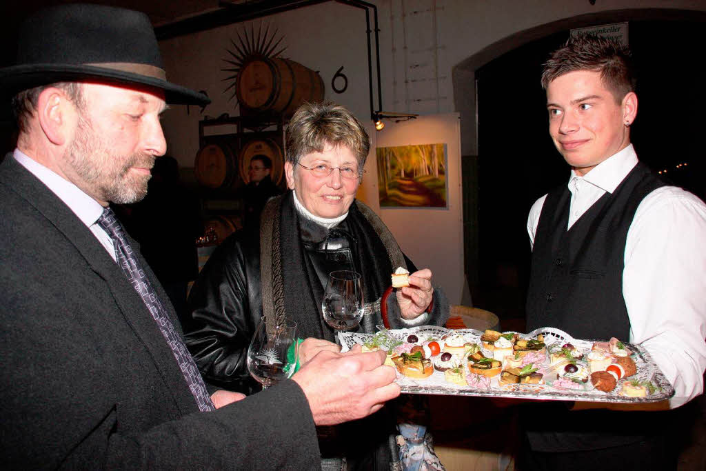 Impressionen von der  Wein- und Musikmatine im Holzfasskeller der Ihringer Winzergenossenschaft.