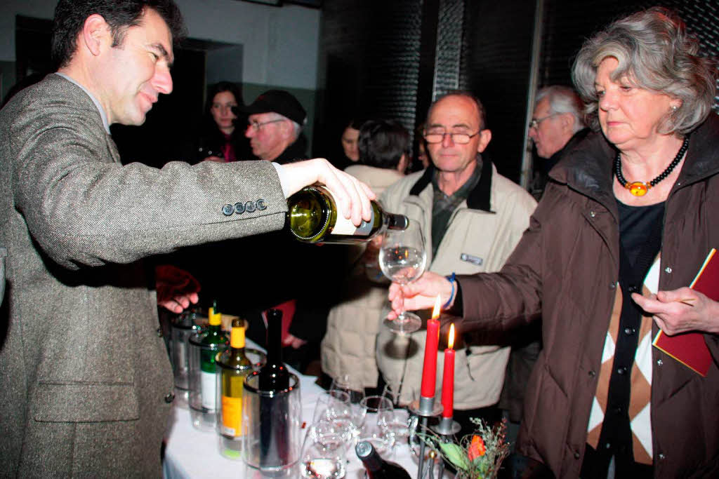 Impressionen von der  Wein- und Musikmatine im Holzfasskeller der Ihringer Winzergenossenschaft.