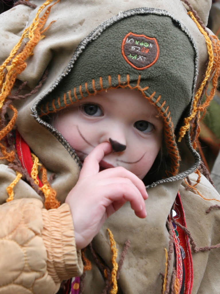 80.000 Zuschauer, 4000 Hstrger, 100 Znfte, 25 Kapellen: Der Rosenmontagsumzug in Freiburg.