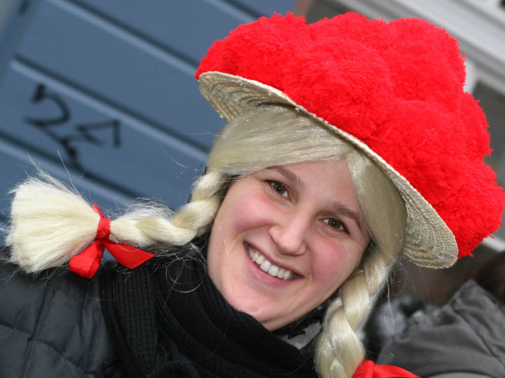 80.000 Zuschauer, 4000 Hstrger, 100 Znfte, 25 Kapellen: Der Rosenmontagsumzug in Freiburg.