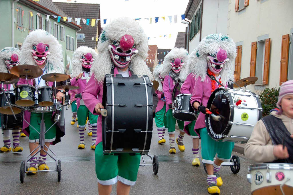 Die Guggenmusik Nodeschrottler aus Ehrenstetten.