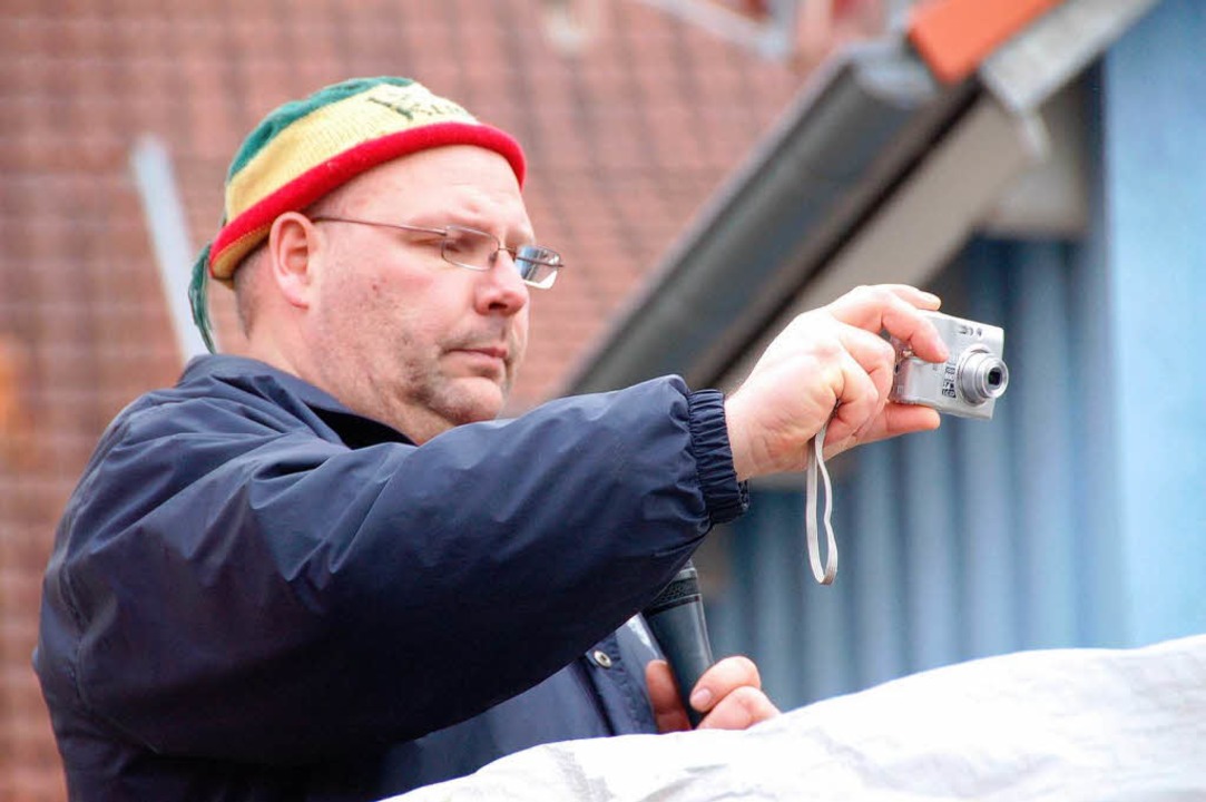 Alles im Griff: Harald Pollini kommentierte und dokumentierte das Geschehen.  | Foto: Markus Maier