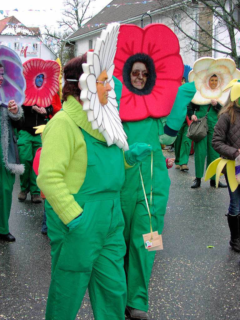 Klein aber fein: der Narrenumzug in Grwihl