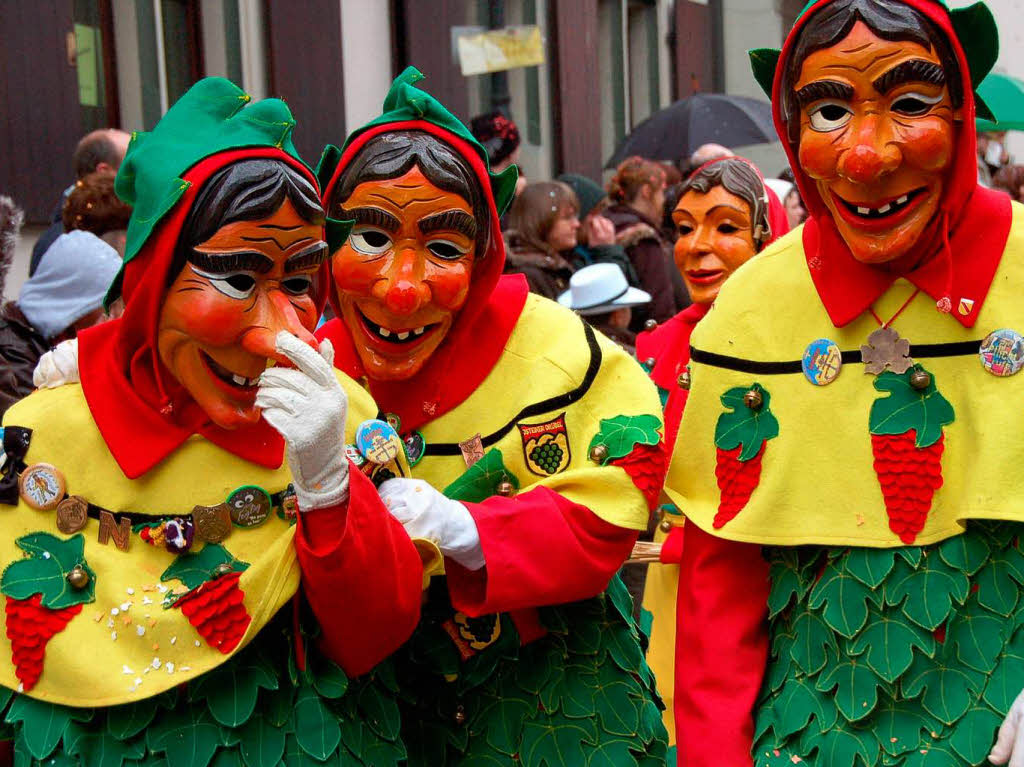 Beim Bad Krozinger Rosenmontagsumzug waren die Narren vllig aus dem Huschen.