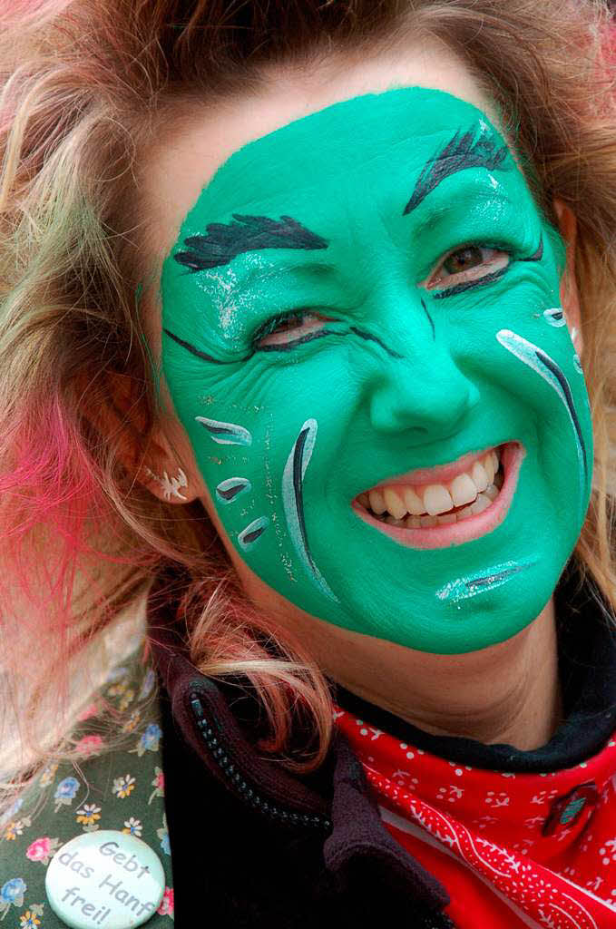 Beim Bad Krozinger Rosenmontagsumzug waren die Narren vllig aus dem Huschen.