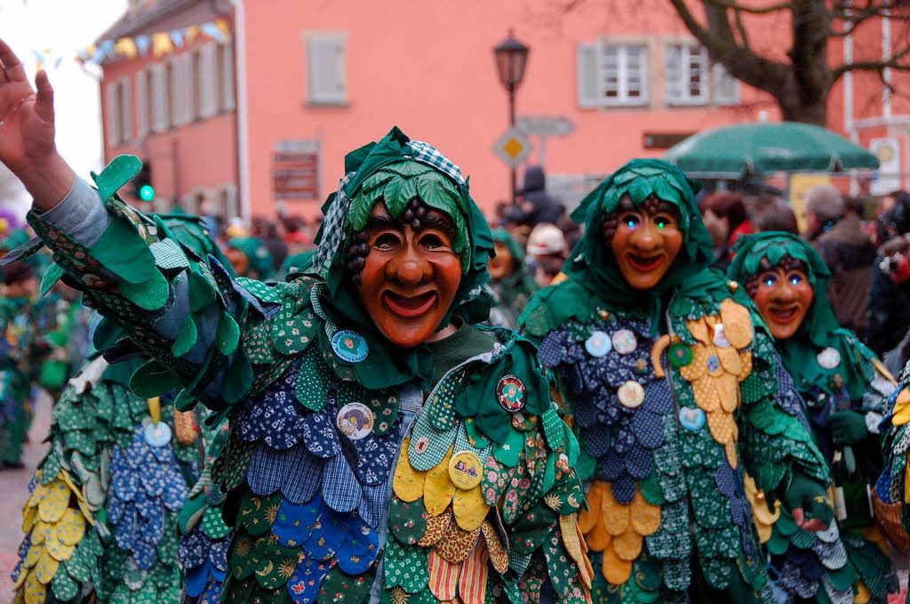 Beim Bad Krozinger Rosenmontagsumzug waren die Narren vllig aus dem Huschen.