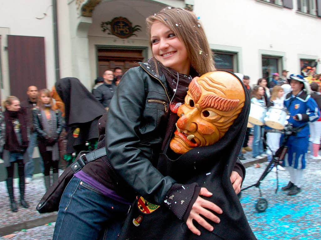 Beim Bad Krozinger Rosenmontagsumzug waren die Narren vllig aus dem Huschen.