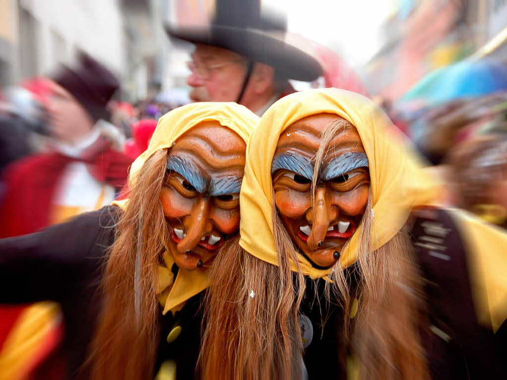 Beim Bad Krozinger Rosenmontagsumzug waren die Narren vllig aus dem Huschen.