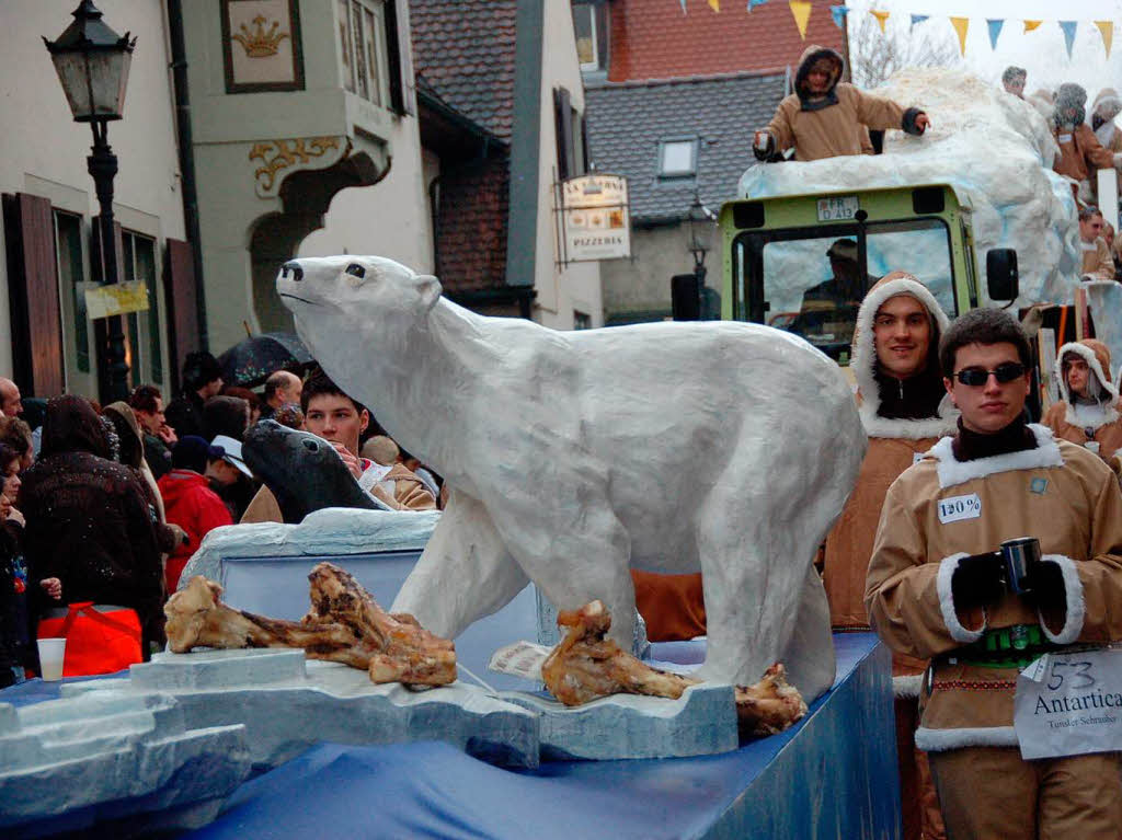 Beim Bad Krozinger Rosenmontagsumzug waren die Narren vllig aus dem Huschen.