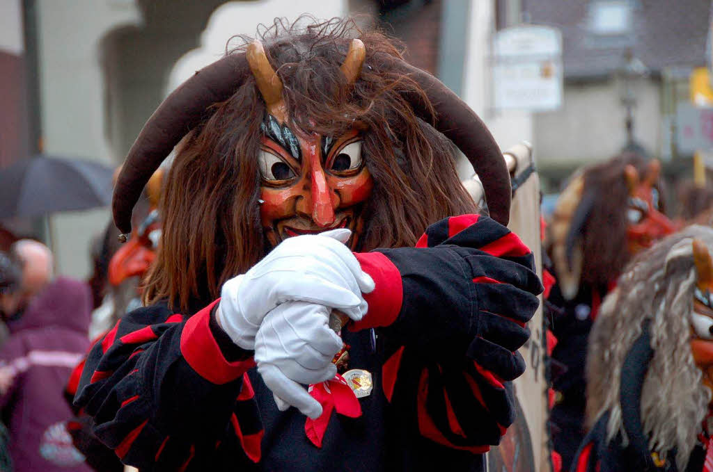 Beim Bad Krozinger Rosenmontagsumzug waren die Narren vllig aus dem Huschen.