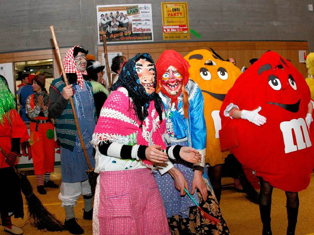 Narretei pur beim Preismaskenball in Grafenhausen Narretei pur beim Preismaskenball in Grafenhausen