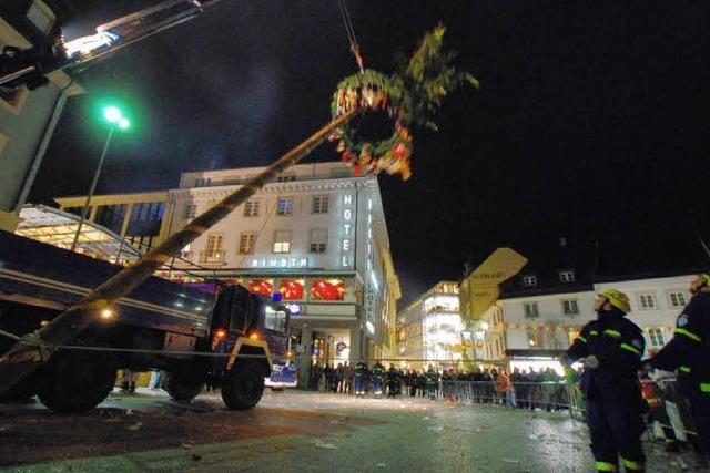 Narrenbaum umgelegt –Ende der Fasnacht