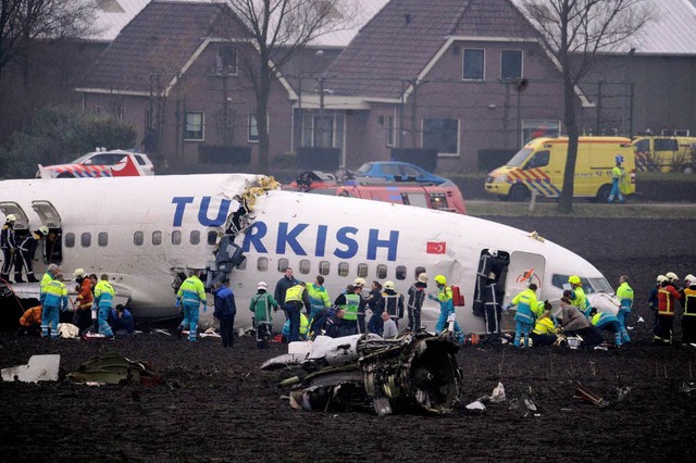 Absturz bei Schiphol.  | Foto: dpa