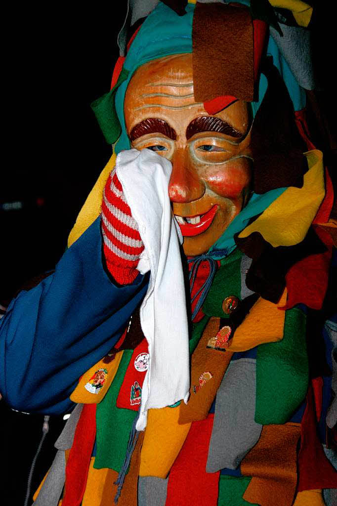 Gemeinsam mit Galgenvgeln und Zunftmusik hat der Grafuser Narrenrat von der Fasnet Abschied genommen