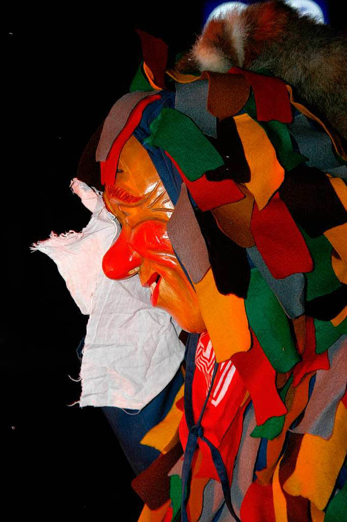 Gemeinsam mit Galgenvgeln und Zunftmusik hat der Grafuser Narrenrat von der Fasnet Abschied genommen