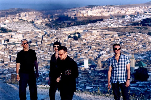 Vor der Kulisse der Stadt Fes: U2 machten in Marokko Aufnahmen zum neuen Album.   | Foto: pro