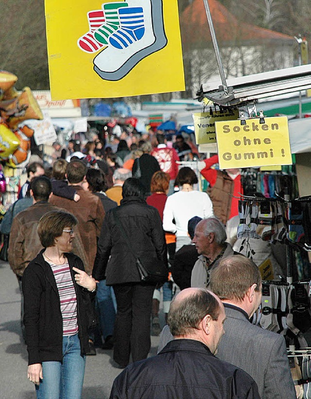 Das Frhlingsfest kommt, hinter dem Kr...arkt steht aber noch ein Fragezeichen.  | Foto: Archiv