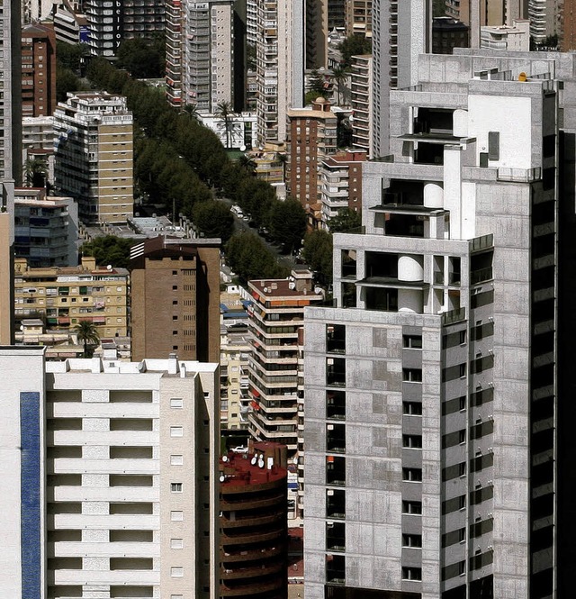 Bauboom in Benidorm, das war einmal.   | Foto: afp