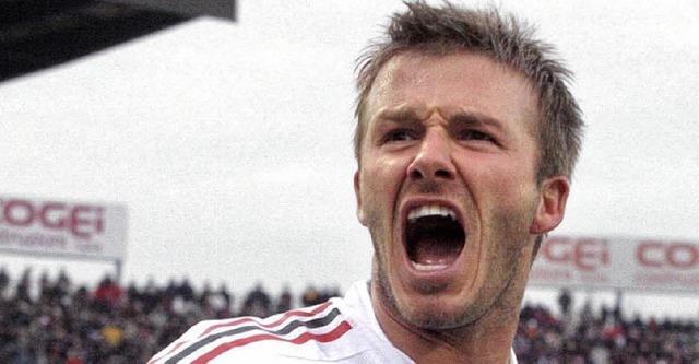 Gegen Werder dabei: David Beckham   | Foto: dpa