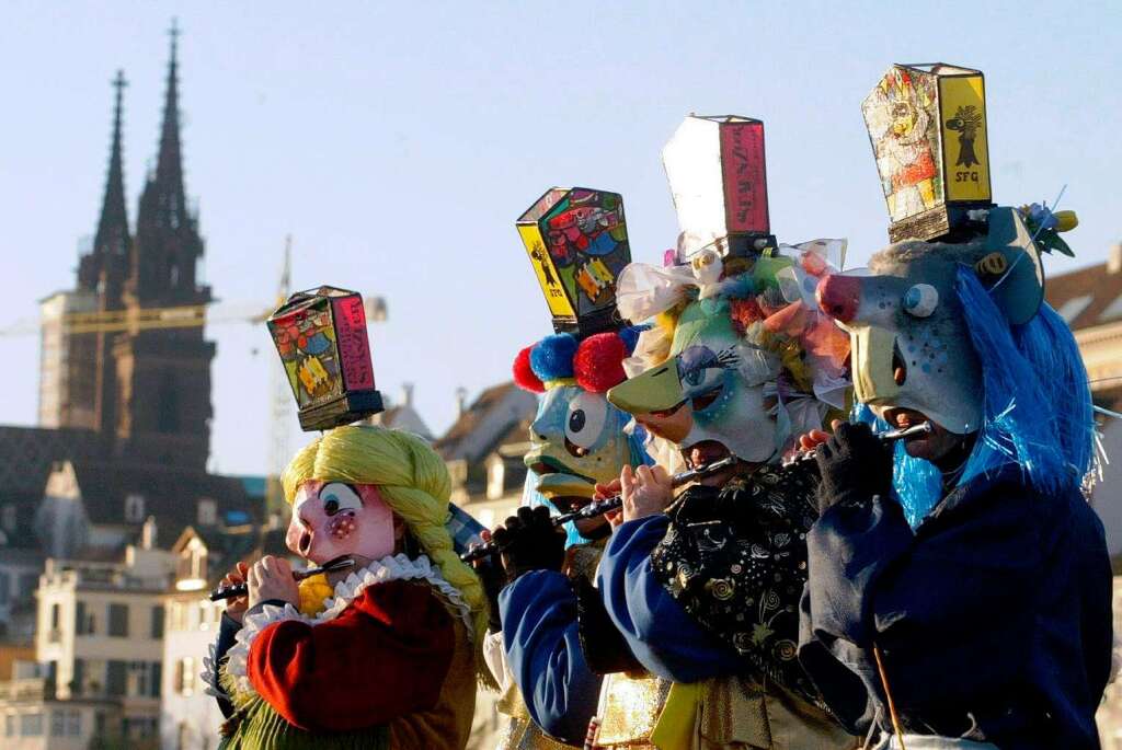 Vor dem Basler Münster Vor dem Basler Münster