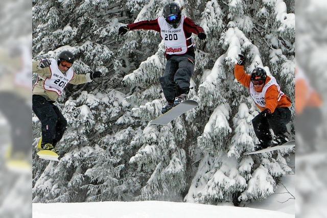 Skicross – bergab meterhoch hinaus