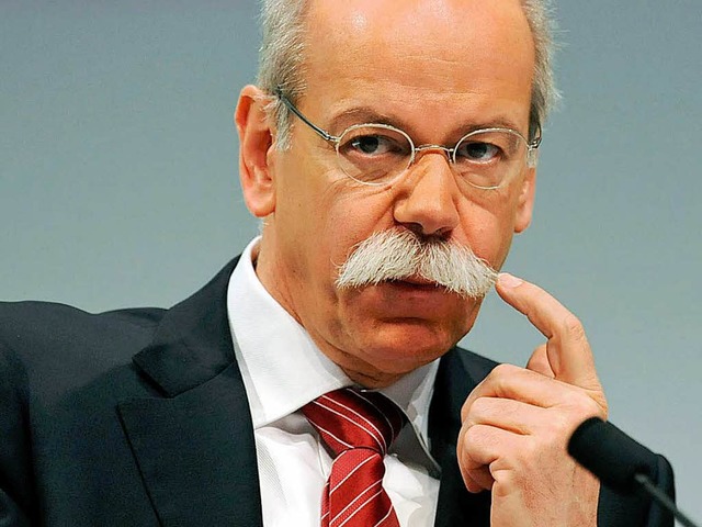 Dieter Zetsche hat 2008 weniger verdient als noch i Vorjahr.  | Foto: dpa