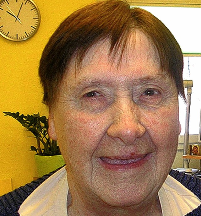 Rosina Frhle wird  am Sonntag in St. Blasien 70 Jahre alt.   | Foto: Ch. Sahli