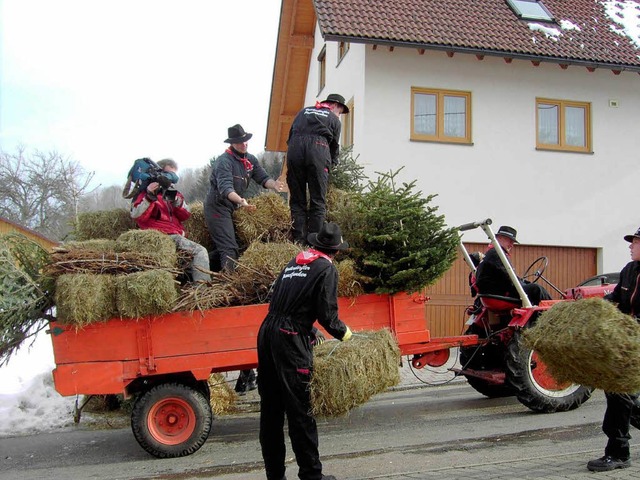 Gefilmt wurden auch bereits die vorbereitenden Arbeiten.  | Foto: Cornelia Selz