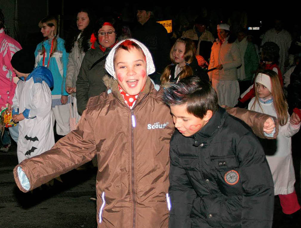 Beste Stimmung herrschte beim Umzug in Hasel