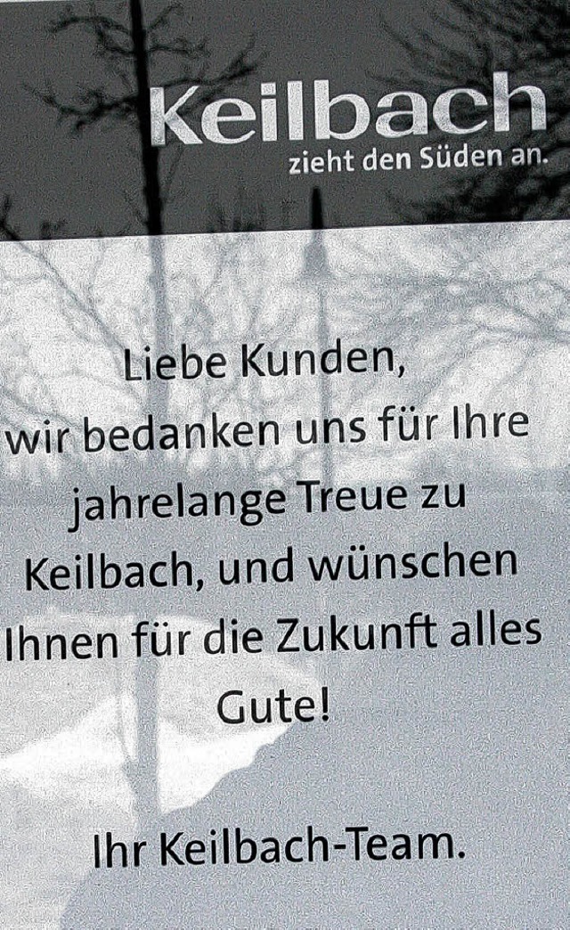 Nach 28 Jahren in Lenzkirch und vielen...lialen in beiden Orten  geschlossen.    | Foto: Dieter Maurer