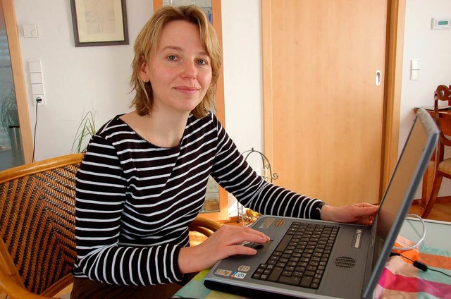 Hermine Brandsch aus Steinen war in Berlin beim Brgerforum ber Europa  | Foto: Hermann Jacob