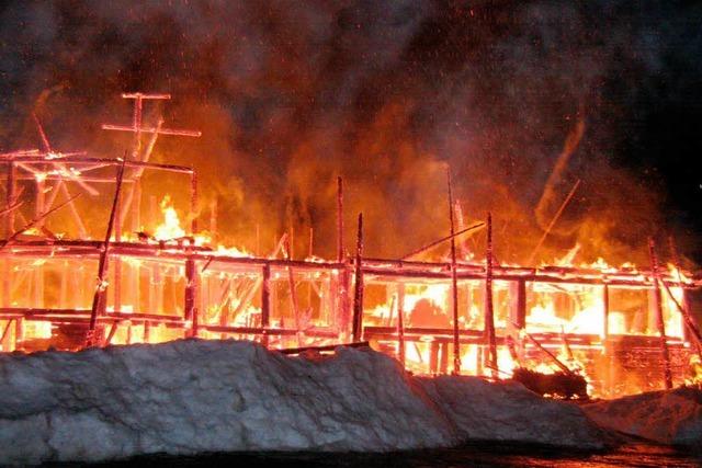 Bauernhaus komplett niedergebrannt