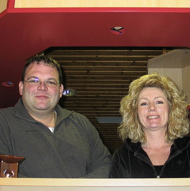 Manfred Lais und seine Schwester Brigi...1; hier geht der Betrieb ab Mrz los.   | Foto: Jutta Schtz