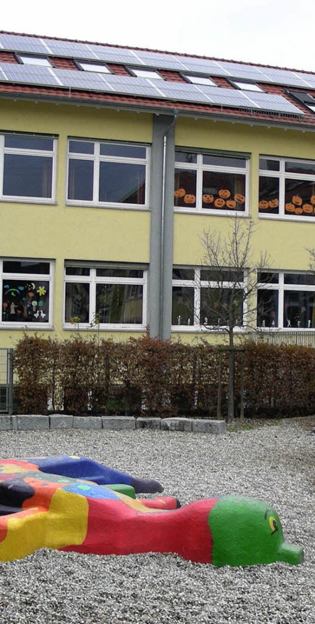 Die Gottenheimer Schule soll nach dem ...enpltze fr Kleinkinder beherbergen.   | Foto: mario schneberg
