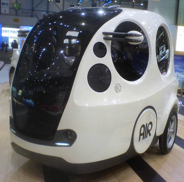 Das Auto der Zukunft?  Airpod nennt si...nuten, ein Kilometer kostet  50 Cent.   | Foto: uhrig