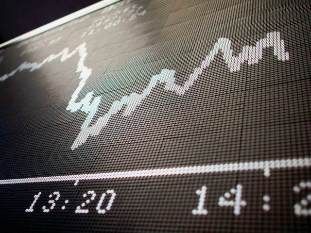 Im Sog der Finanzkrise: Der Deutsche Aktienindex.  | Foto: dpa