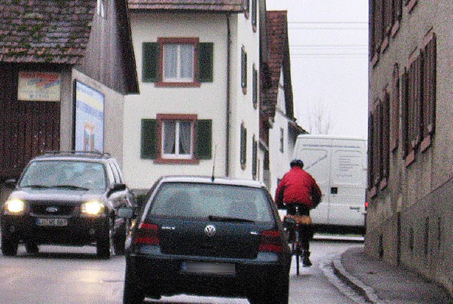 Eng geht es bisweilen in Rmmingen zu.   | Foto: Markus Maier