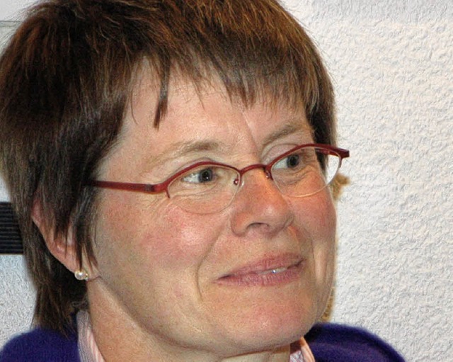 Vorsitzende Beatrice Kaltenbach-Holzmann   | Foto: Trenz
