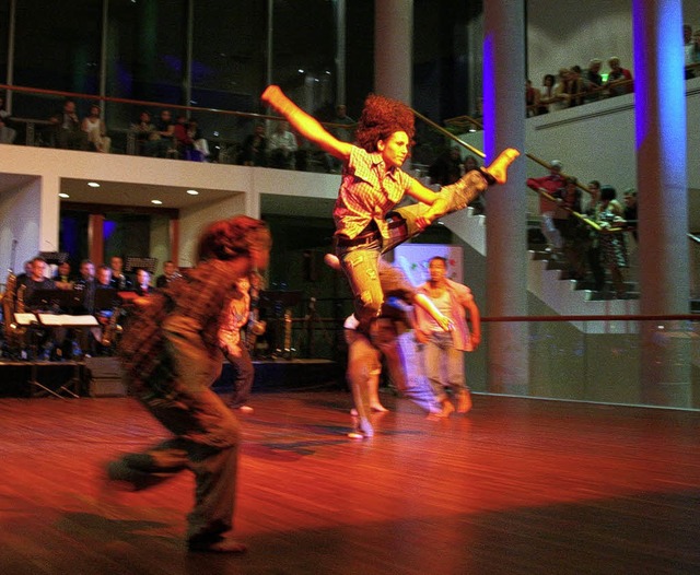 Showvorfhrung bei Mission Olympic 2008 im Konzerthaus Freiburg  | Foto: Veranstalter
