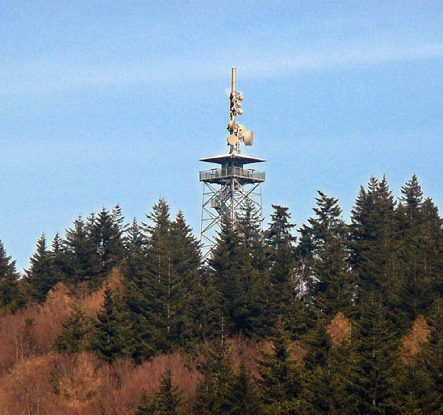 Weithin sichtbar: die Eichelspitze  | Foto: Rolf Mller