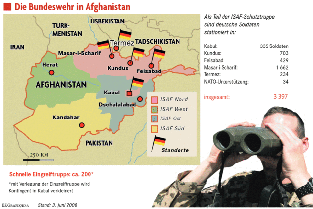 Isaf-Einsatz in Afghanistan bis zu zehn Jahre