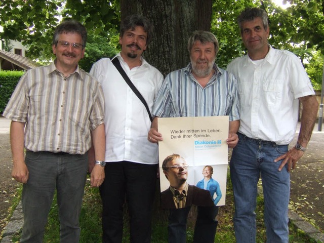 Diskutieren beim Forum  ber die  Lebe... Helmut Ressel (Lebenshilfe Lrrach).   | Foto: Privat