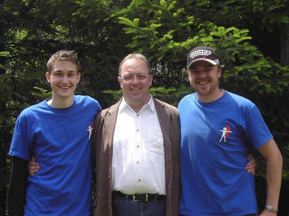 Neu im Fhrungsteam der Zeller Schtze...rler, Dieter Reichl und  Sven Woywod.   | Foto: BZ