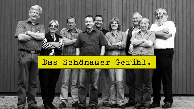 Machen das Schnauer Gefhl erlebbar: Die Mitwirkenden der Strom-Initiativen.   | Foto: Frank Dietsche