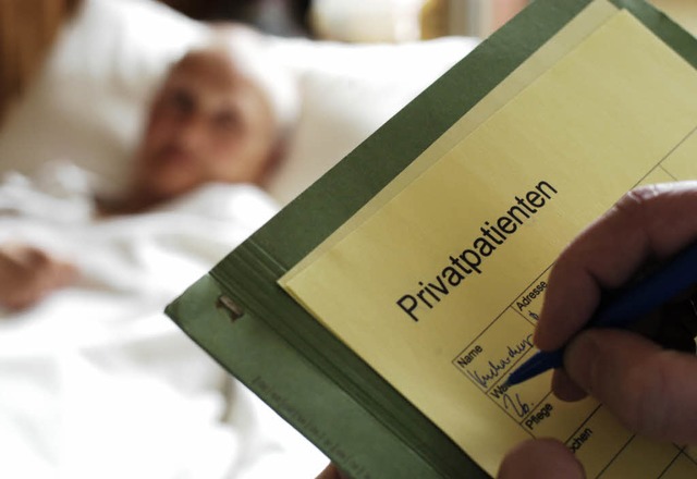Bleiben die privaten Krankenkassen und...rsicherte bei der Reform unangetastet?  | Foto: ute Grabowsky