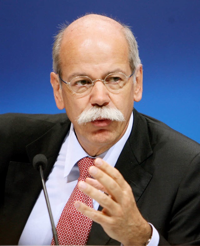 Gegen ihn wird ermittelt: Daimler-Chef Jrgen Zetsche  | Foto: DPA