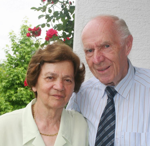 Seit 50 Jahren verheiratet: Gertrud und Franz Kastner   | Foto: Ulrike Hiller