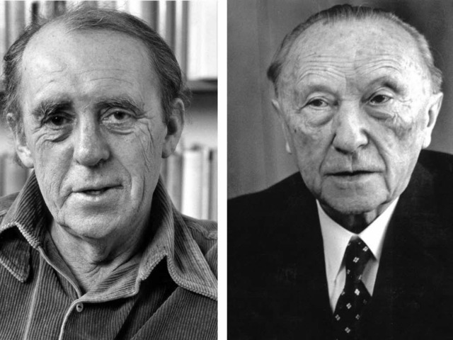 Ihre Nachlsse sind mglicherweise unw...einrich Bll (links), Konrad Adenauer.  | Foto: dpa
